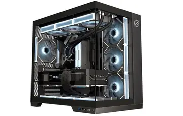 Gabinete Gamer Kalkan Asgard Preto Aquário sem fans KLK00040