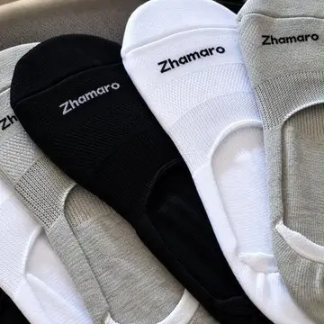 Kit 10 Pares Meias Zhamaro Algodão Sapatilha Invisível 33-46