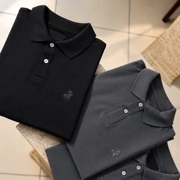 Kit 2 Camisa Polo Piquet Masculina Casual Premium P ao GG
