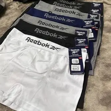 Kit 6 Cuecas Boxer Reebok Classic Microfibra Sem Costura
