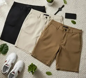 Kit 3 Bermuda Masculina Sarja Short Jeans Social Brim Lisa 38 a 46