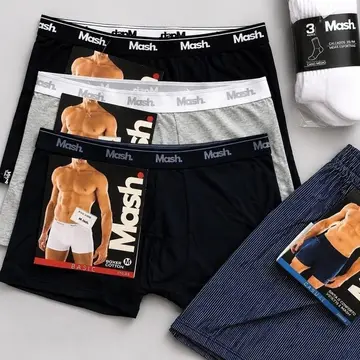Kit Com 10 Cuecas Boxer Algodão Cotton Masculina Adulto Mash P ao GG