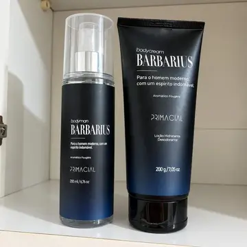 Kit Body Splash Barbarius + Hidratante