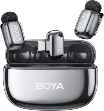 BOYA Mini 2 microfone de lapela sem fio