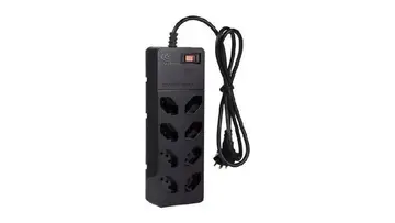 Filtro De Linha com DPS iCLAMPER Energia 8 Tomadas Régua com Tecnologia LCF