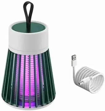 Repelente Elétrico Mata Mosquito, Portátil Usb C/Luz Uv 360°
