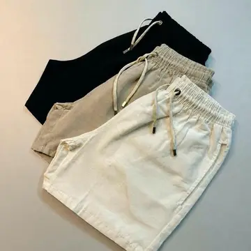 Kit 3 Shorts Bermuda em Linho P ao XG