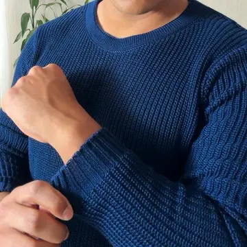 Suéter Masculino Lã Tricot Blusa De Frio Social Manga Longa P ao GG