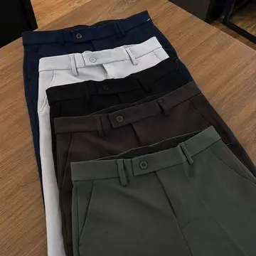 Calça Social Alfaiataria Masculina Malha Elastano Stretch 38 ao 50