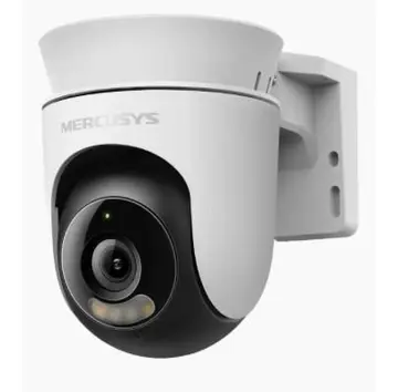 câmera de segurança mercusys mc510 wifi 2k externa pan tilt 360 ip65