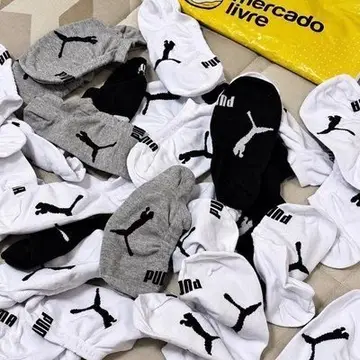meias puma soquete kit 9 pares