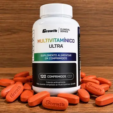 suplemento growth supplements multivitaminico ultra 120 comp