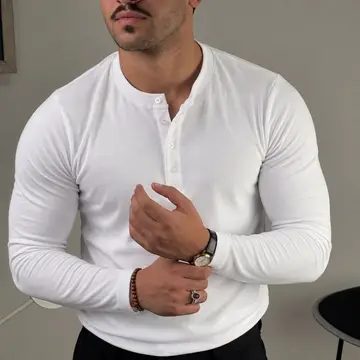 camiseta camisaria jsilver henley slim