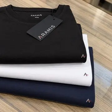 roupas aramis basic lisa kit 3 camisetas