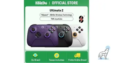 Controle 8BitDo Ultimate 2 Sem Fio Branco