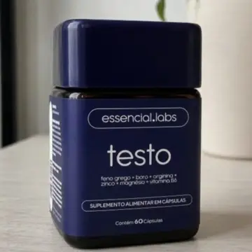 suplemento essencial labs testo essencial 60 cápsulas