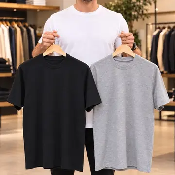camisetas sandrini kit 3 algodão dia dia básica