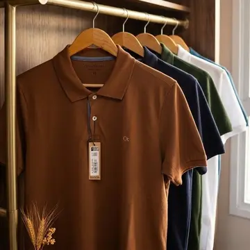 camisa polo ogochi social masculina slim algodão