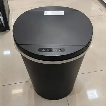 Lixeira Inteligente Automática Redonda Sensor
