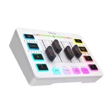 áudio fifine usb gaming mixer xlr