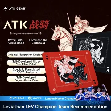 Mousepad Atk WarHorse 490x420mm, Base de Poron