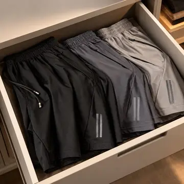roupas bermuda masculina importada seda secagem rápida kit 3