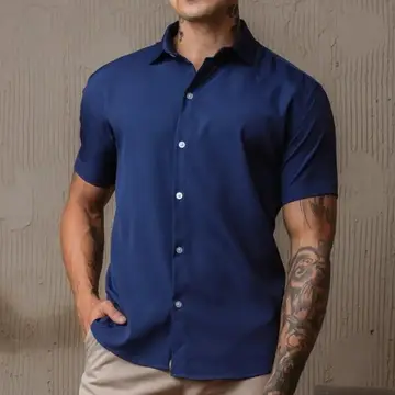camisa social gola italiana