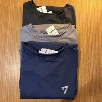 camisetas seven line térmica segunda pele uv50 kit 3