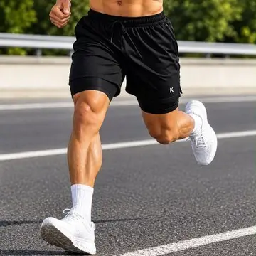 Kit 3 Shorts 2 Em 1 Masculino De Compressão Corrida Academia