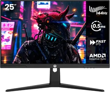 🎮 Haiz Monitor Gamer 25'' 144hz 0.5ms 1920x1080 Adaptative Sync FHD HDMI/DP IPS VESA