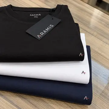 camisetas aramis basic lisa kit 3
