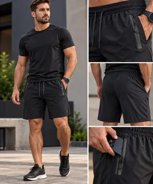 Bermuda Esportiva Slim Fit 4 cores