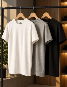 camisetas sandrini kit 3 camisetas algodão dia dia básica
