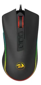 mouse gamer redragon m711 cobra chroma com fio preto