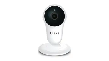 Câmera de Segurança Elsys Wi-Fi, Micro SD de Até 128GB, Full HD, Visão Noturna 10M, Branco/Preto Elsys ESC-WY3F