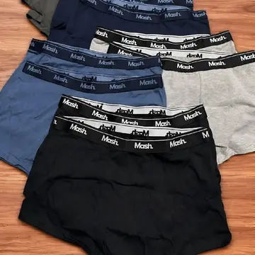 cueca boxer mash algodão cotton masculina kit 10