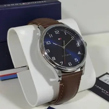 relógio tommy hilfiger essentials 1791659 couro marrom