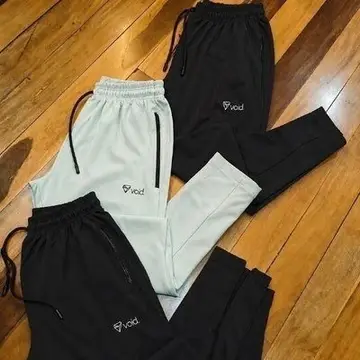 Kit 3 Calças Jogger Masculinas De Tactel Com Elastano Ziper P ao G1