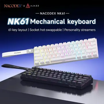 teclado ajazz nacodex nk61 switch red