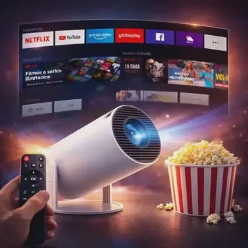 projetor hy300 smart portátil full hd 4k