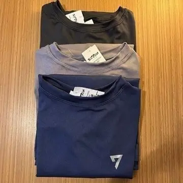 camisetas seven line kit 3 camisetas térmicas masculina segunda pele uv50