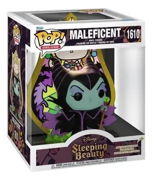 Boneco Funko Pop Deluxe Disney Vilões Malévola Com Vitral