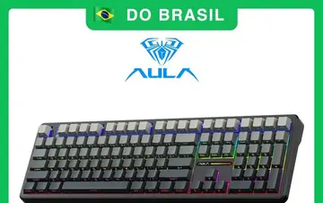 Teclado Mecânico Sem Fio Aula F108 4000mAh