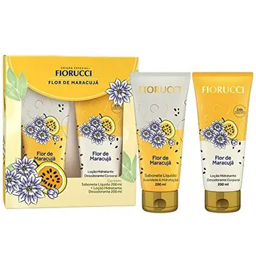 Fiorucci Kit Sabonete Líquido 200ml + Loção Hid. 200ml Flor De Maracuja