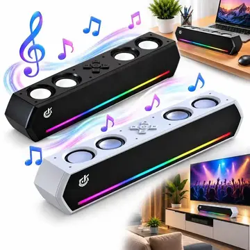 Soundbar Bluetooth 30W 4 Alto-falantes Para Tv Pc E Notebook