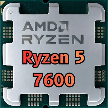 Processador Amd Ryzen 5 7600, 3.8GHz 5.1GHz Max Turbo , Cache 38Mb, 6 Núcleos, 12 Threads, Am5, Com Vídeo Integrado