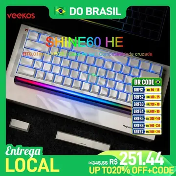 Teclado Magnético Shine60 He