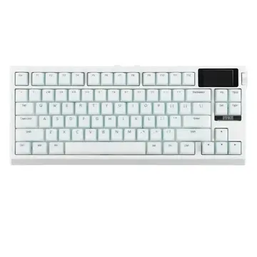 Teclado mecânico Epomaker G84 Pro, Sem fio, Knob e Tela