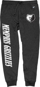 Blue 84 Calça de moletom masculina licenciada oficialmente pela NBA, carvão