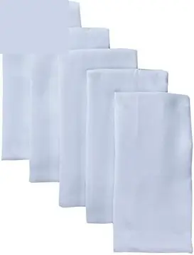 Fralda Pano de Bebê Super Luxo Mami Branca 75 cm x 75 cm Pacote com 5 Unidades